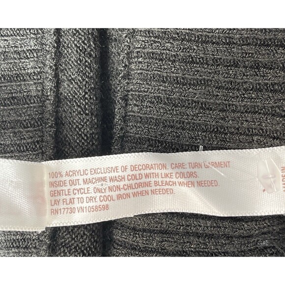 Vintage Gilligan OMalley Sweater Knit Sleep Pant Drawstring Womens Sz XL Black - Picture 5 of 13